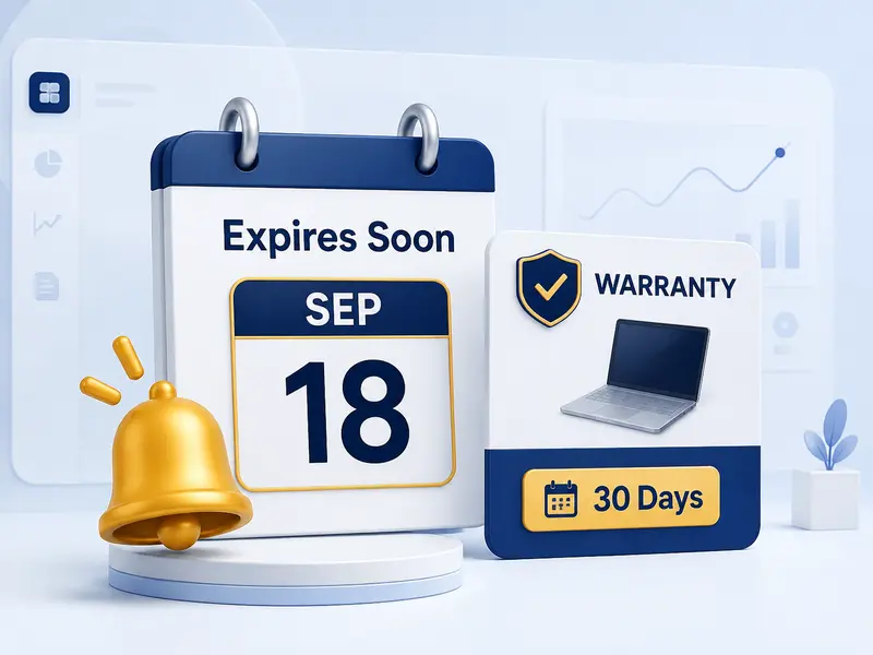 Upcoming warranty expiration reminders